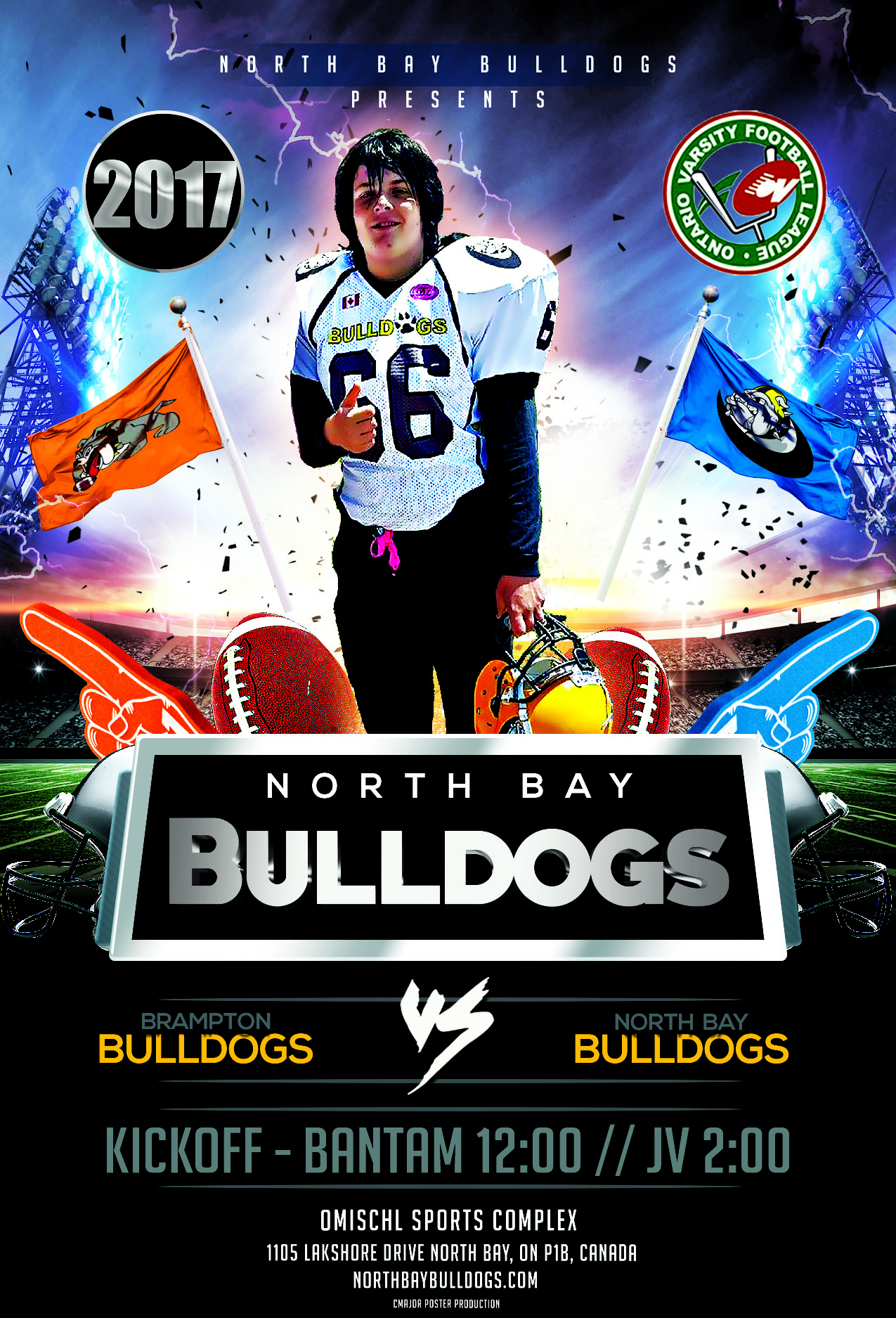 Bulldog Flyer Bantam Jv Kohl Masse North Bay Bulldogs